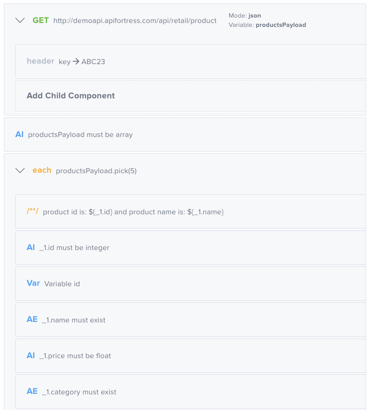 Testing interactions between endpoints