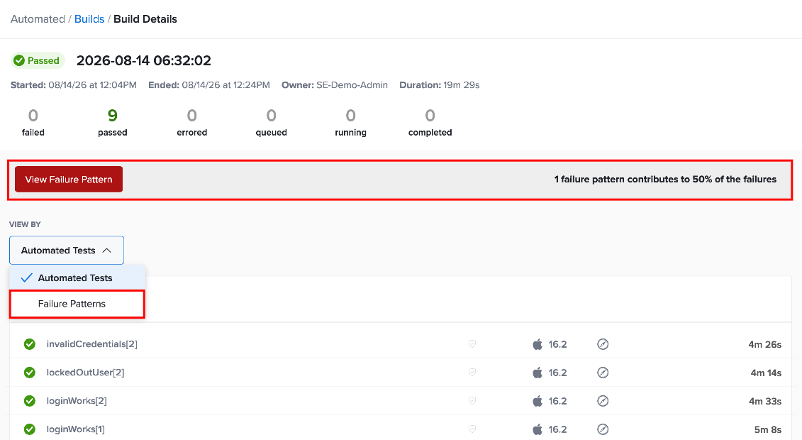Analyzing Failure Patterns Across Your Test Suite