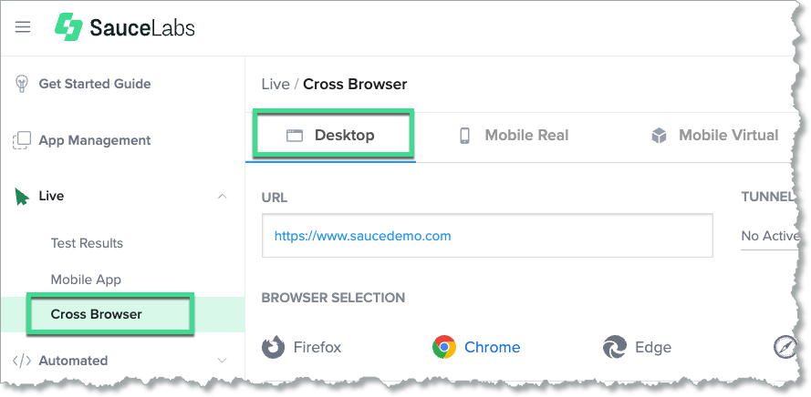 Recorder UI Overview  CrossBrowserTesting Documentation