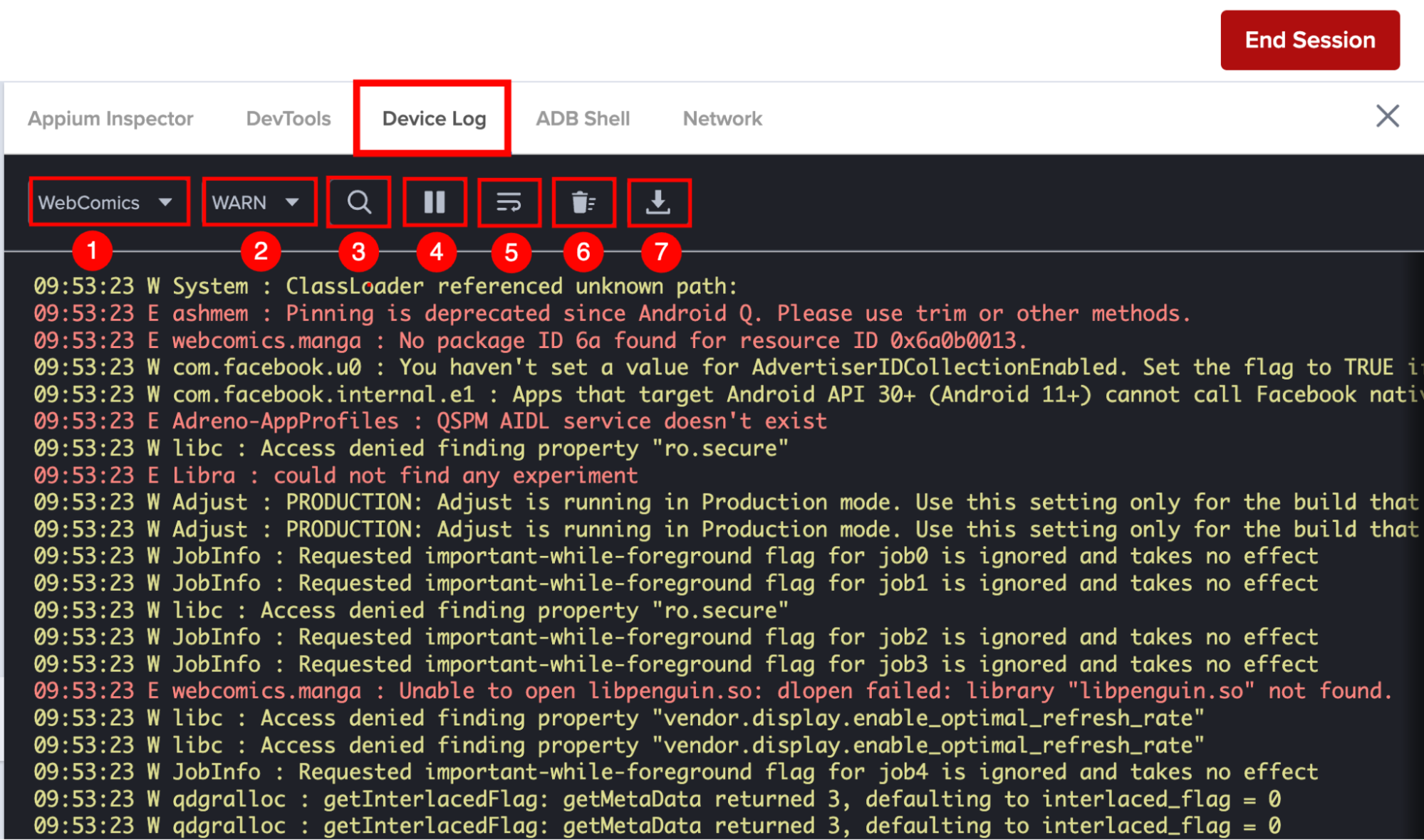 Mobile App Live Testing