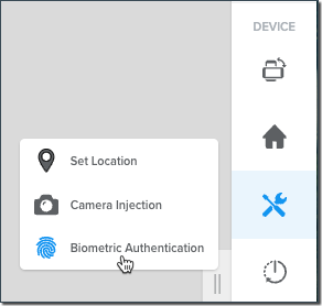 How to test Biometric authentication using Appium?