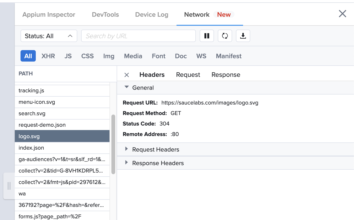 Inspect network logs