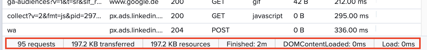 Inspect network logs