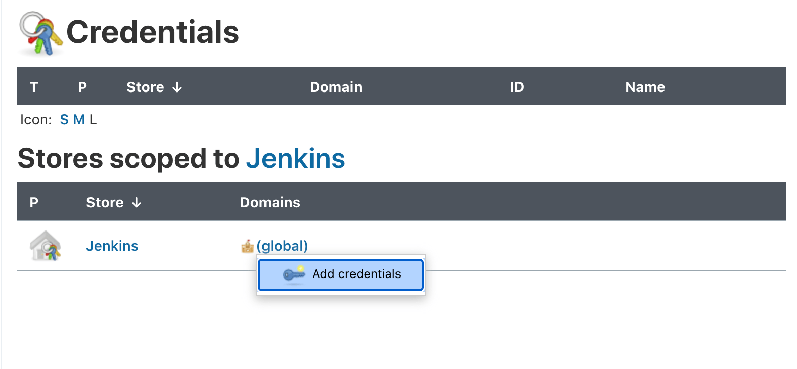 Add Jenkins Credentials
