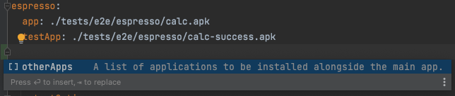 IntelliJ YAML Attribute Autocompletion