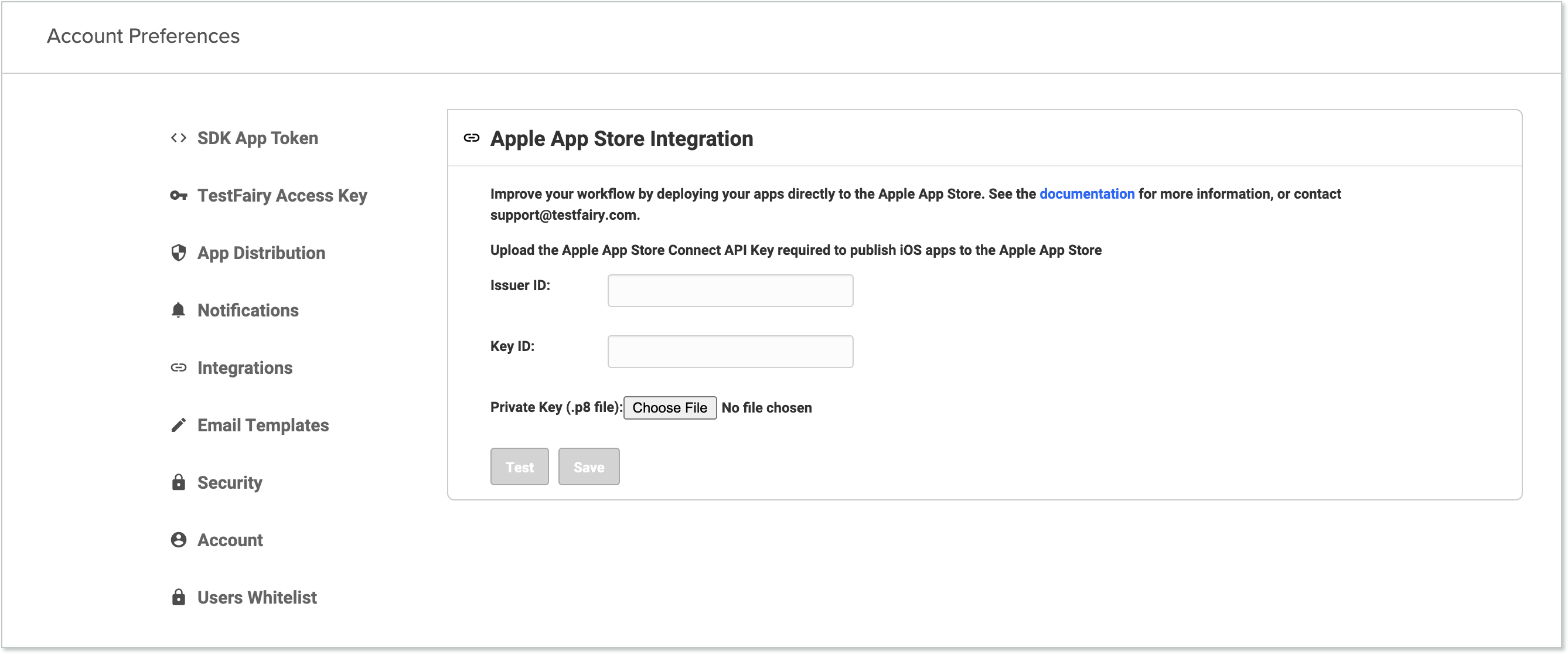 Apple App Store Integration
